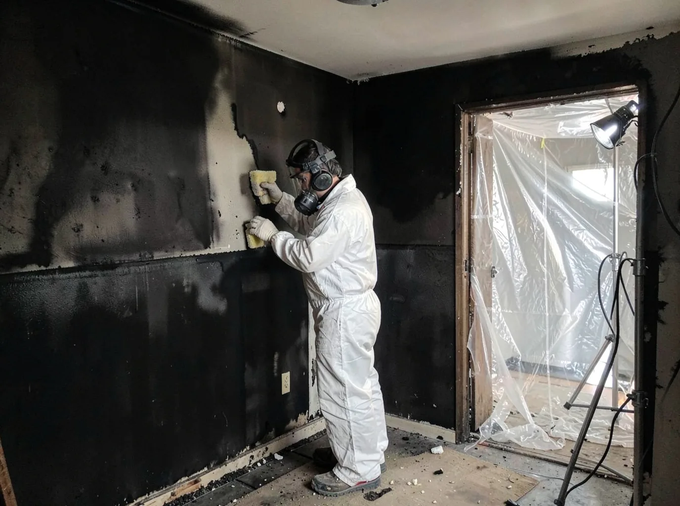 Fire Damage Restoration company in Tyler Hill, PA